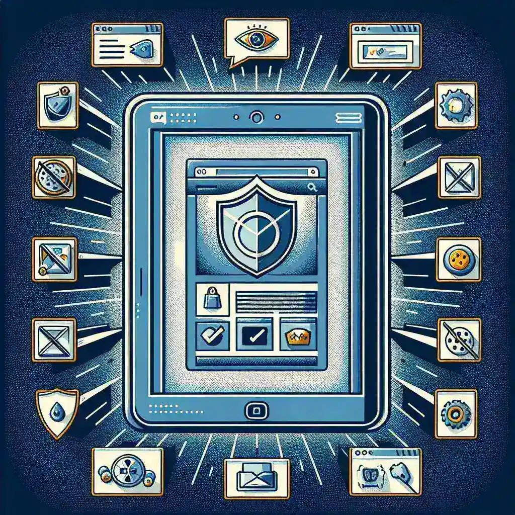 What benefits do tablets with hardware-level ad-blocking provide?