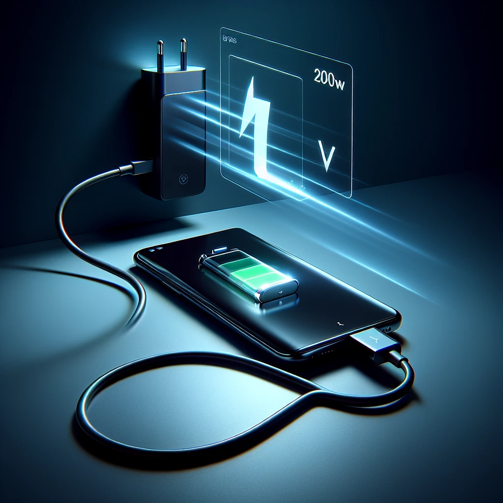 "Vivo X200 Pro smartphone showcasing sleek design and advanced features, highlighting the rumored 200W charging capability for ultra-fast battery recharge."
