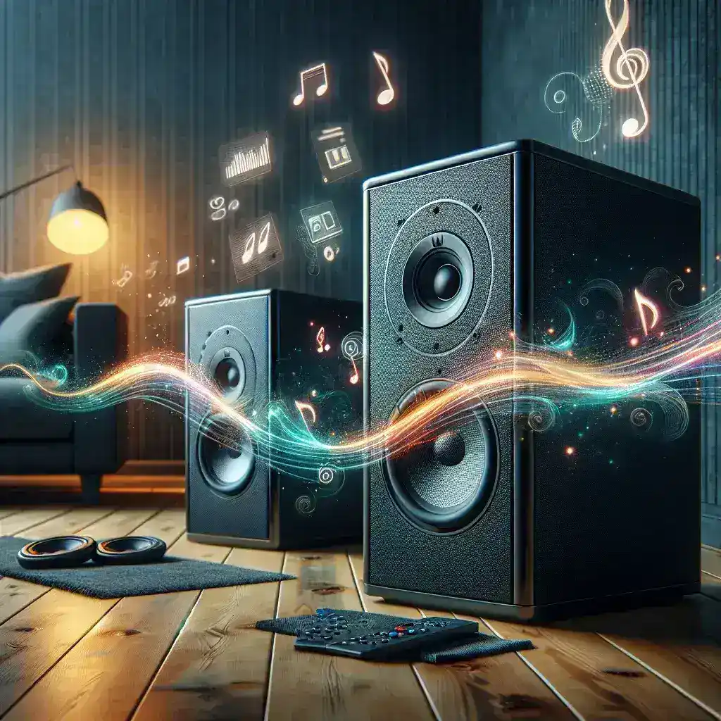 "Sonos Era 300 speakers featuring Dolby Atmos Music support, showcasing cutting-edge audio technology for immersive sound experiences"