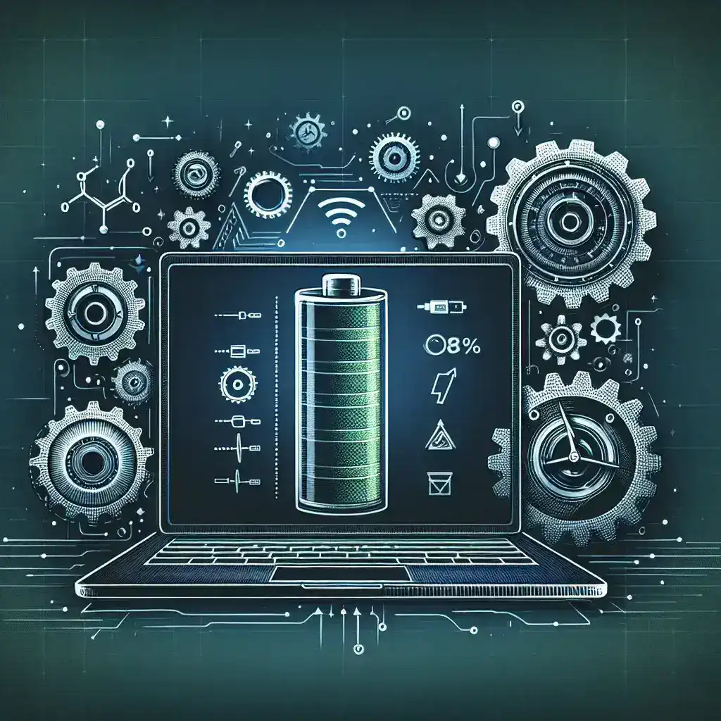What settings can be adjusted to optimize a network adapter for battery-powered devices?