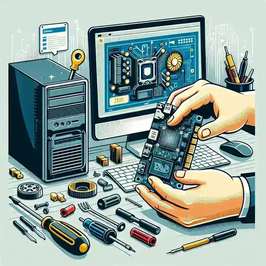 How do I install a network adapter card?